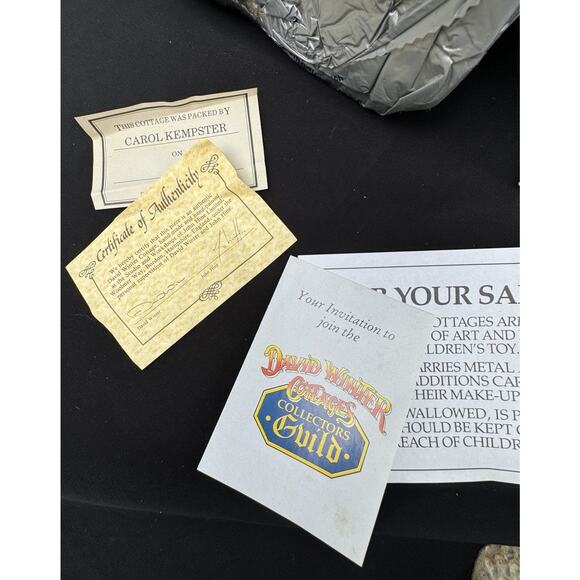 Scrooge's School David Winter Cottages John Hine Studios 1992 W Box And Inserts! - Picture 11 of 12